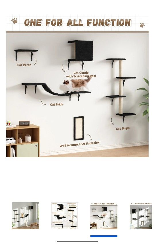 Brand New - Wall Mounted Cat Tree