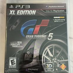 Gran Turismo 5 XL Edition For Sony PlayStation 3 PS3 Video Game
