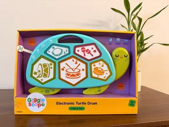 GiggleScape Electronic Turtle Drum Toy