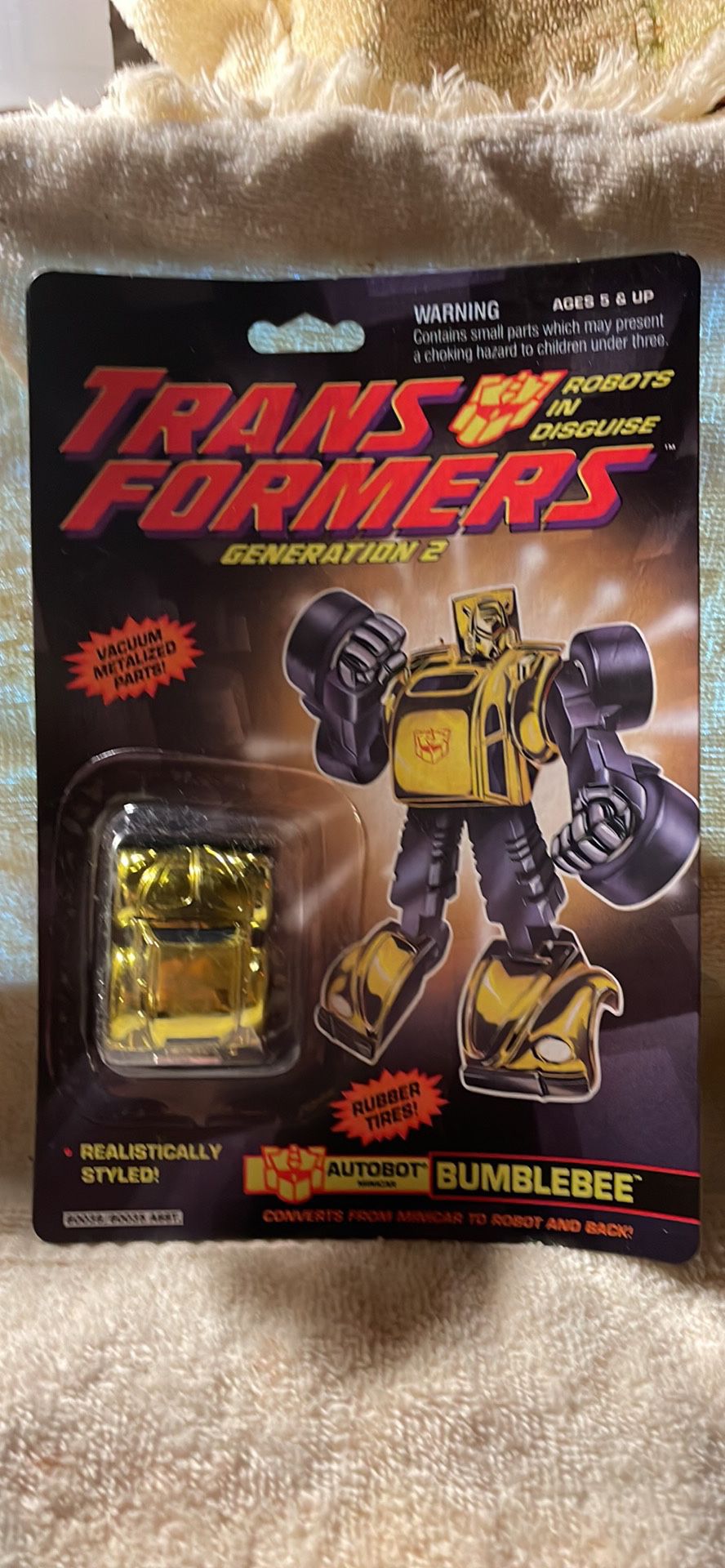 Transformers Generstion 2 Autobot Mini Car Bumblebee 1992 Sealed