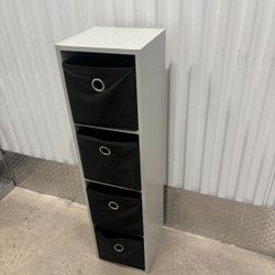 Vertical cubbies  shelf storage space..   11” x 11” , 43 “ high   $30