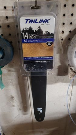 14in Chainsaw Chain And Blade New