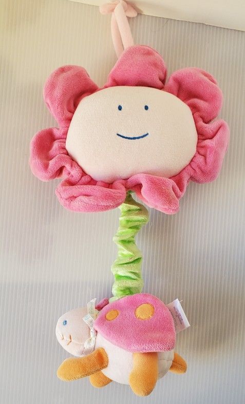 Carter's Starters Prestige Musical Crib Pull Toy Flower Ladybug Let's Be Friends
Vintage
