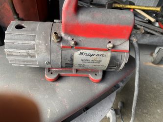 Snap On vacuum pump for car AC