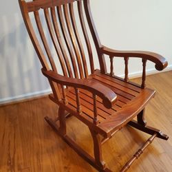 Wooden Rocking Chair, handmade/vintage