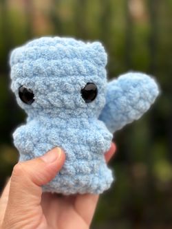 Pokémon Blue Shiny Mew plushie ☁️ handmade ☁️ stuffie