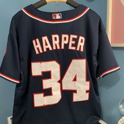 Washington Nationals #34 Jersey - Bryce Harper (Men’s Size 
