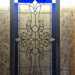 Beveled Leaded Glass Window 