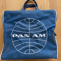 Vintage 70’s Pan Am Travel Bag