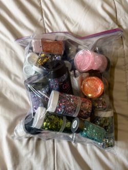 2 Gallon Size bag of Misc Glitter