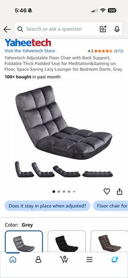Adjustable Floor Chair