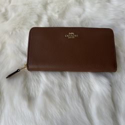 Coach zip around wallet