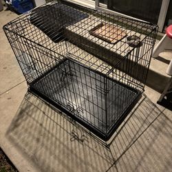 Large Metal Pet Dog Crate 