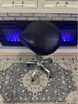 NEW**Saddle Stool Rolling Chair for Medical Massage Talon Kitchen Spa Drafting, Adj Hydraulic