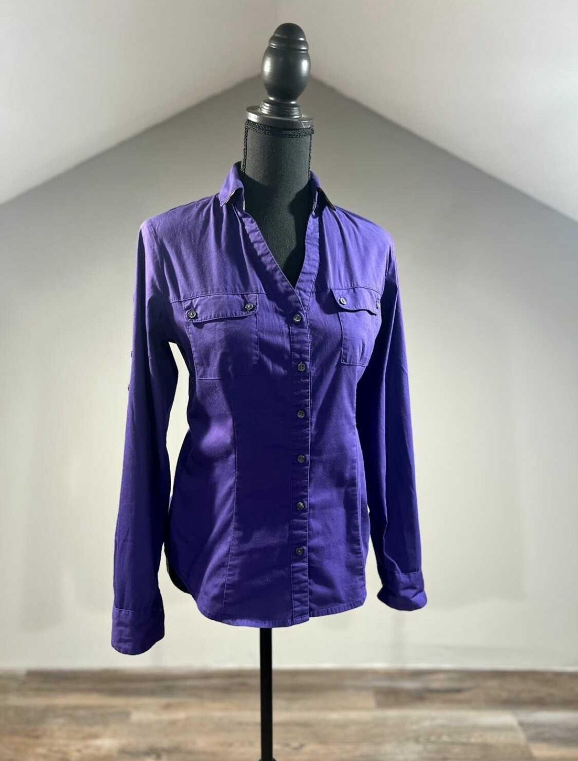 Small Purple Express Dress Shirt