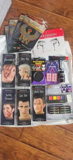 Various Halloween face products - NEW