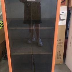 Orange Shelf/Display Cabinet