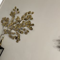 Gold wall art