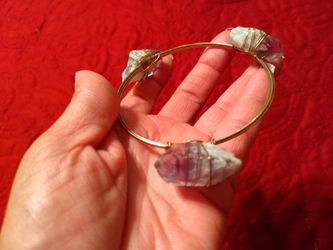 Alex and Ani Style Bracelet With Gems