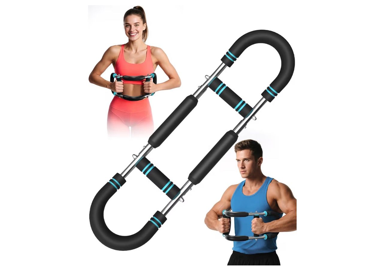 Brandnew Twister Arm Trainer, PowerTwist Arm Trainer, Adjustable Forearm Strengthener, Arm Exercise Equipment, Chest Workout Equipment, Portable Sprin