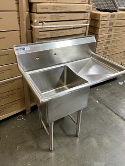 Nordsteel Heavy-Duty Stainless Steel Sink for Restaurants and Labs