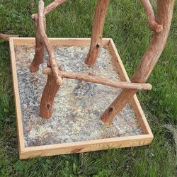Parrot play Manzanita tree with tray - 185 Or Will Trade For Yard Work
