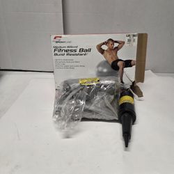 Medium Fitness Ball Burt Resistant  New Open Box 