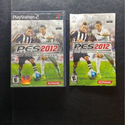 PES Pro Evolution Soccer 2012 PlayStation 2 PS2