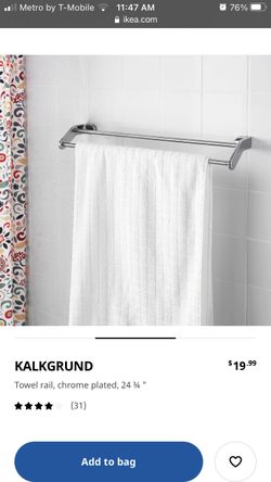 Brand New In Box IKEA Towel Bar