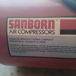 Sanborn Air Compressor 