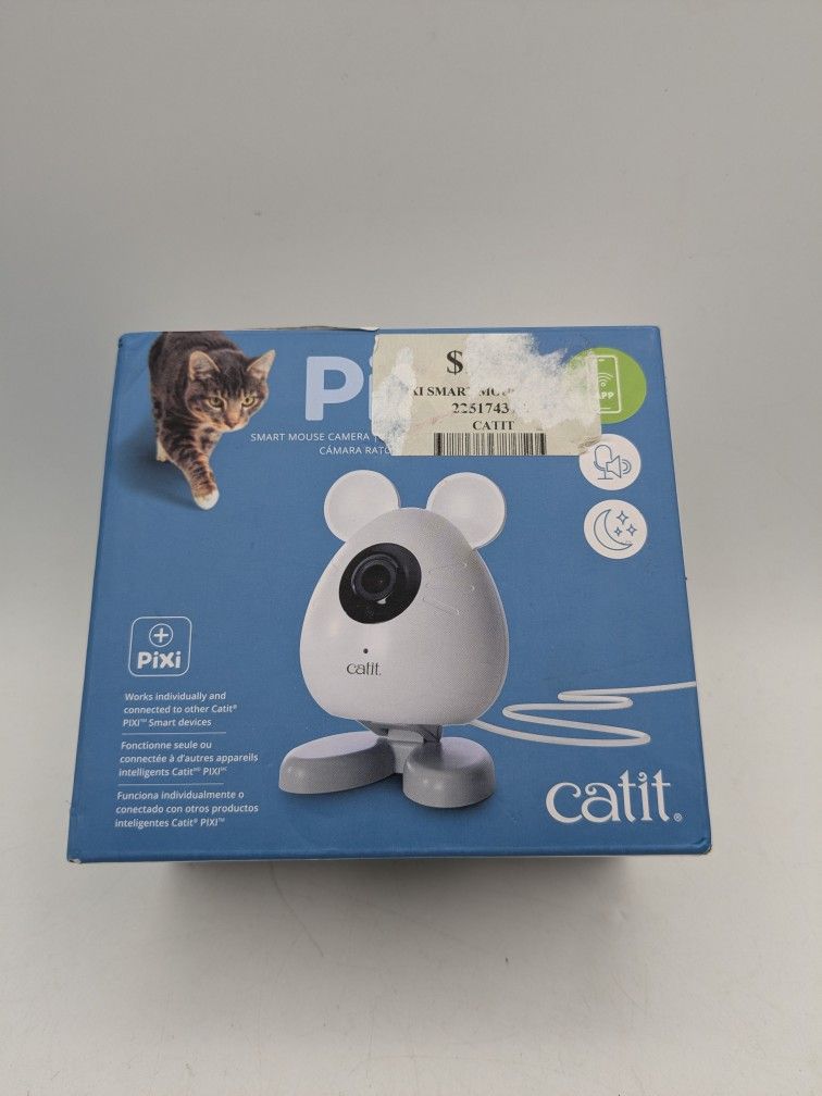 Catit PIXI Smart Mouse Camera, a pet monitoring camera designed for cats.