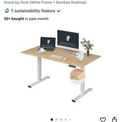 Flexispot standing desk & file cabinet