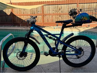 Oxide 24 Inch Boys Mountain Bike, Blue