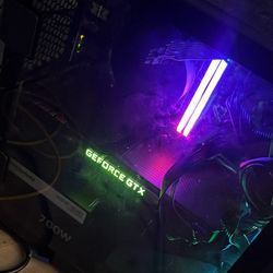 Gaming Pc Ryzen5 2600 Gtx1080 With Monitor 