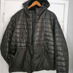 Men's Jacket Kenneth Cole Xl Sherpa Green 
