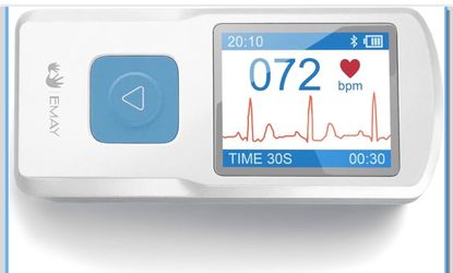 EMAY Portable ECG Monitor | Record ECG and Heart Rate | Compatible with Smartphone and PC