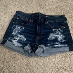 American Eagle Dark Denim Shorts