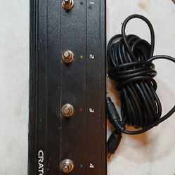 CRATE  4 Button  Switch Pedal Midi Control