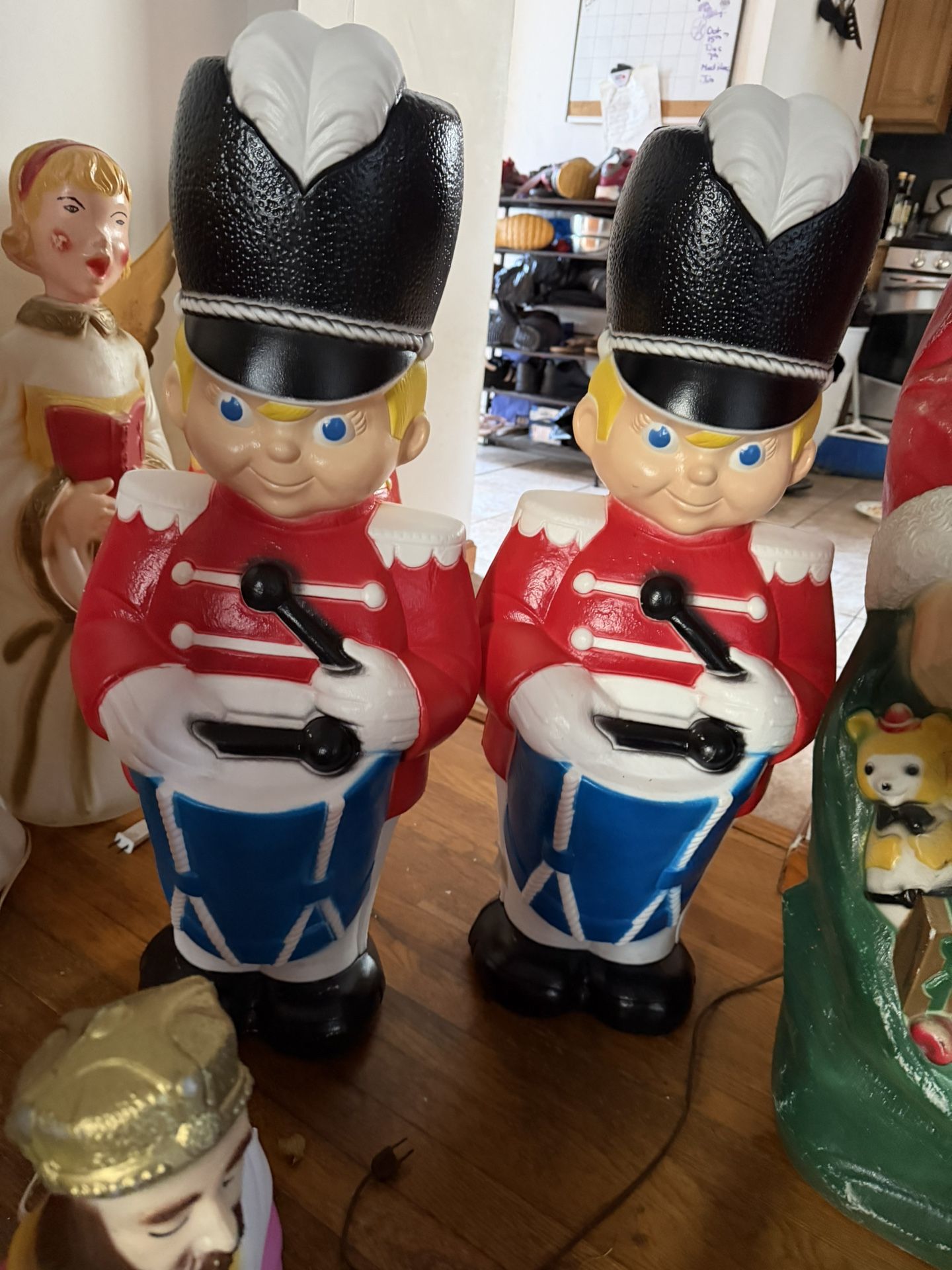 Drummer Boys Vintage Blow Molds