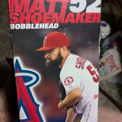 New Matt Shoemaker # 52 Angels Bobblehead