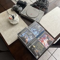 Playstation 1 with games
