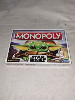 Monopoly Star Wars The Mandalorian Edition Board Game In Excellent New Condition (Is Complete Nothing Missing)