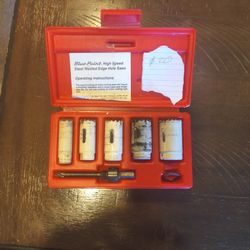 Welded Edge Hole Saw Set, Model LHS606C. 