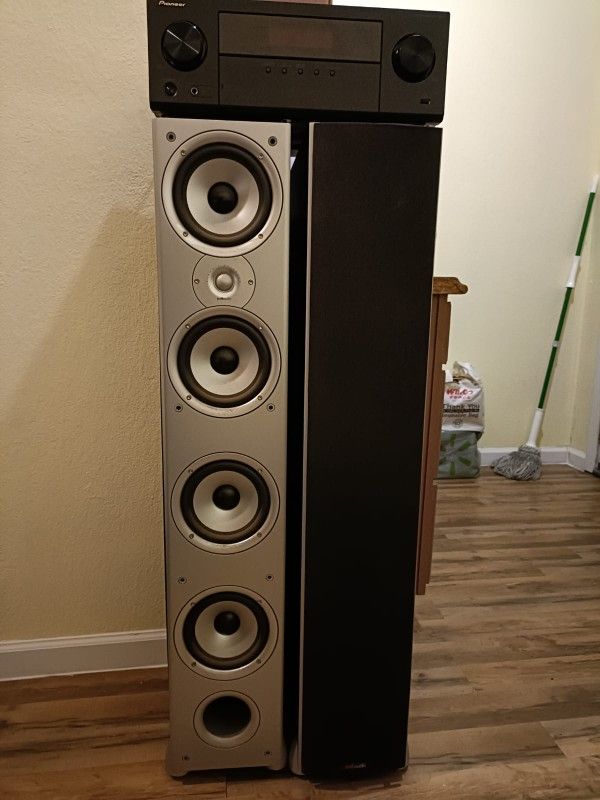 Polk Audio Speakers And Polk Audio Subwoofer