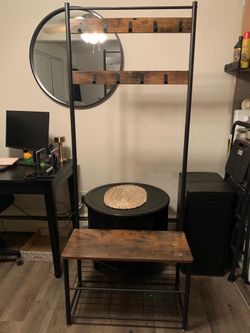 Coat Rack with storage