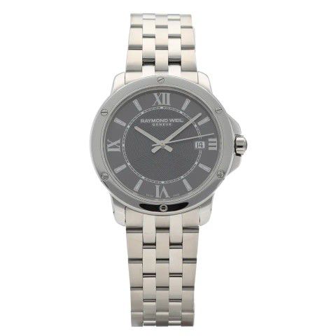 Raymond Weil Tango Stainless Steel 39mm Gray Dial Quartz Wrist Watch 