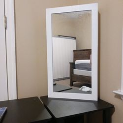 Mirrored White JEWELRY Box