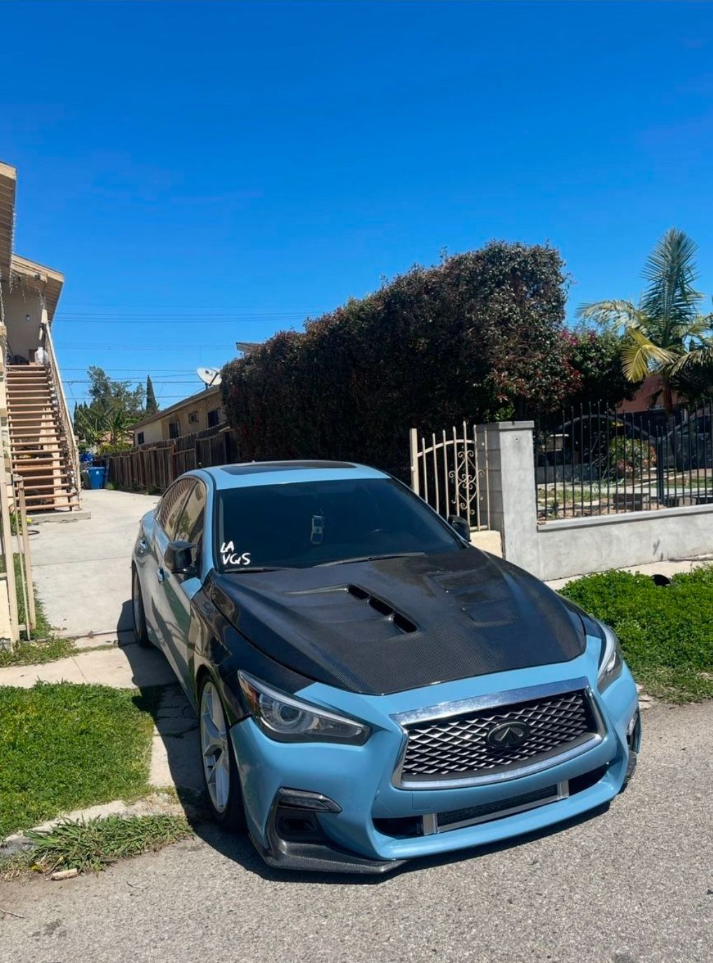 Q50 Hood Carbon Fiber