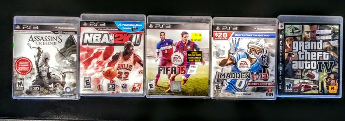 5 PS3 games