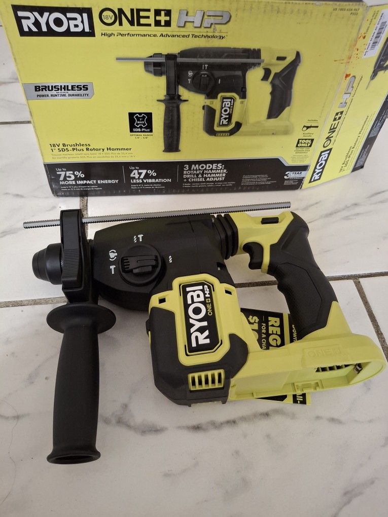 Ryobi One +HP 18V 1 in. SDS-Plus Rotary Hammer Drill (tool only)